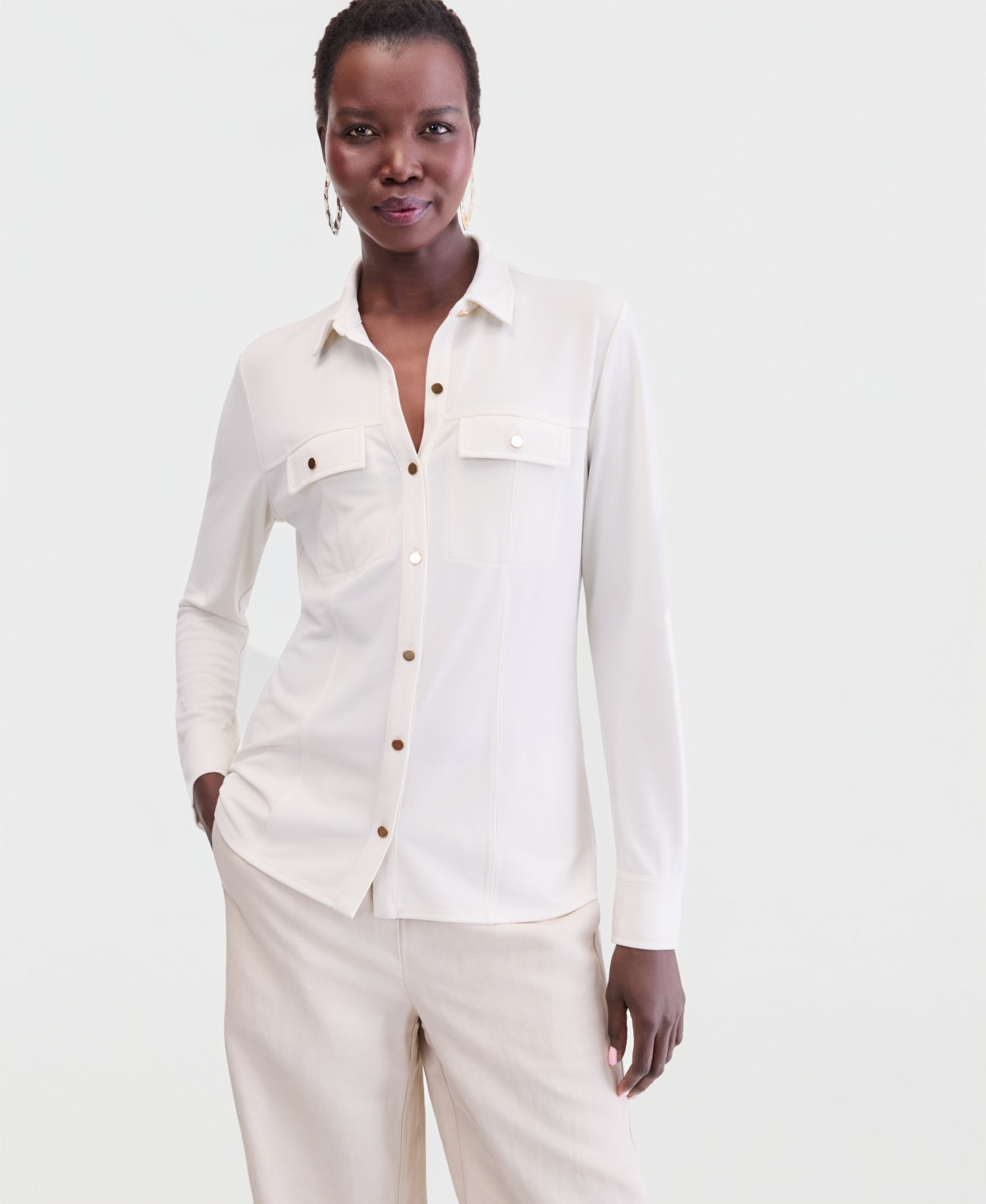 Women's Knit Utility Shirt