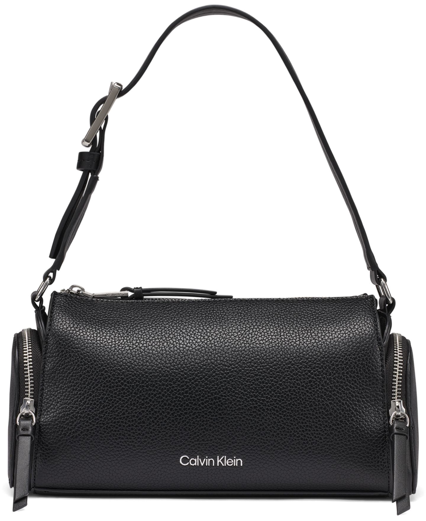 Женская сумка Calvin Klein Camryn Small Shoulder, цвет: Чёрный / Серебряный — фото 1