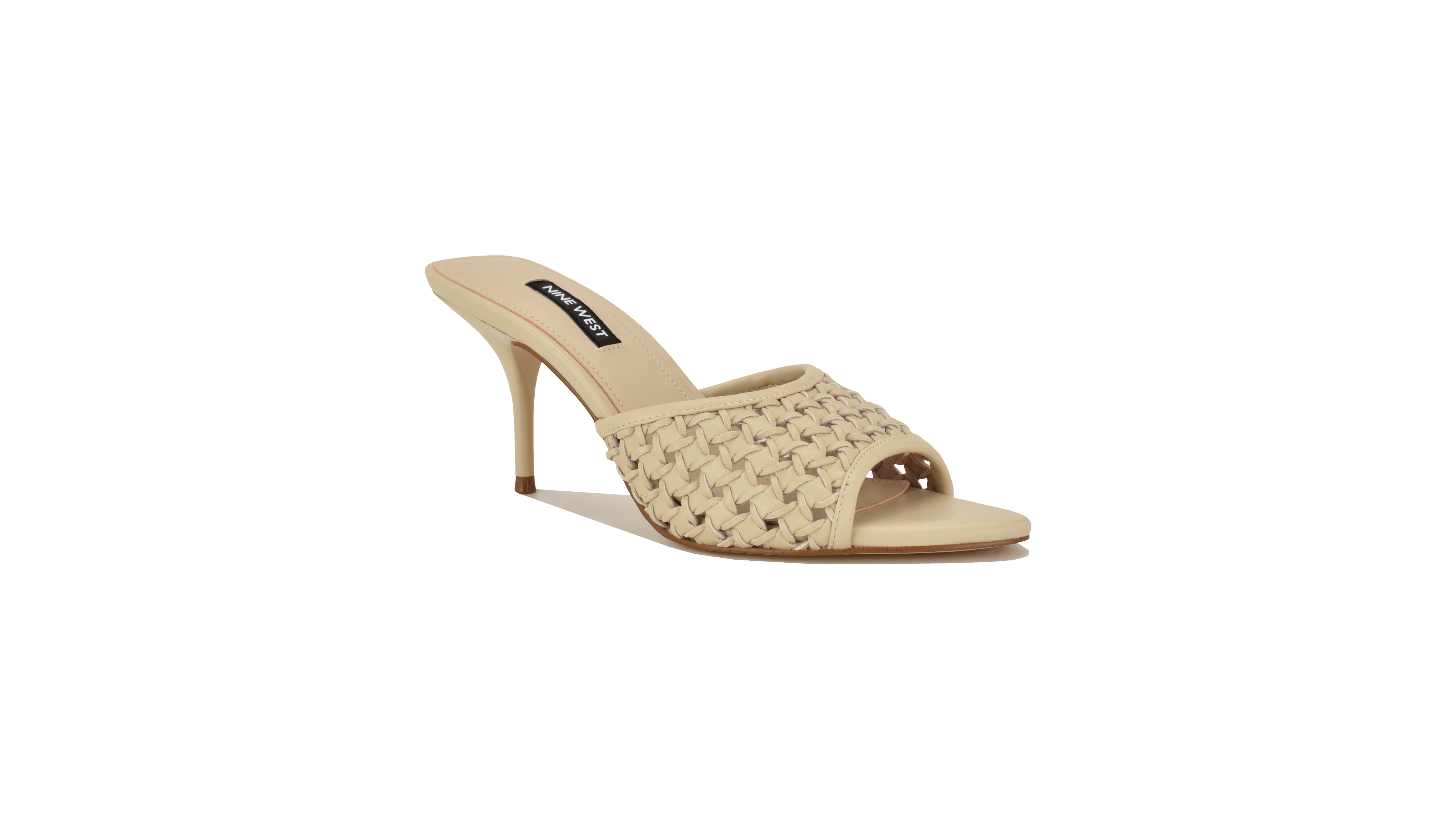 Nine West Women's Kirela Woven Slip-On Dress Sandals