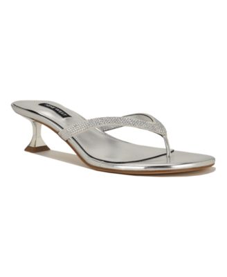 Women's Cruise Thong Kitten Heel Dress Sandals
