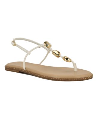 Women's Derika Ornamented T-Strap Slingback Sandals