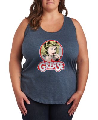 Plus Size Grease Sandy Racerback Graphic Crewneck Tank Top