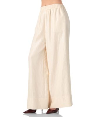 Women's High-Waisted Wide-Leg Trousers
