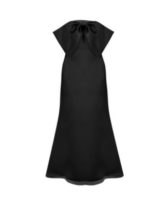 Women's Strapless Mermaid Gown with Bow