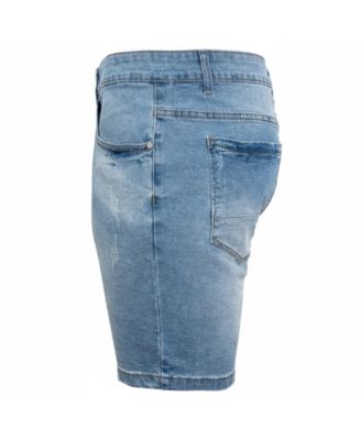 Men's Slim-Fit Stretch Denim Shorts