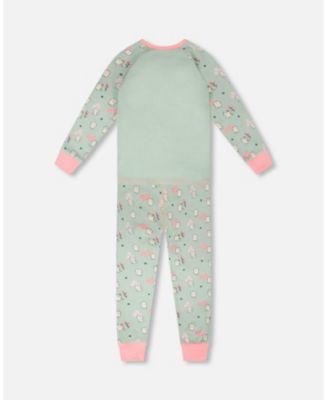 Baby Girls Cotton Two-Piece Pyjama Set