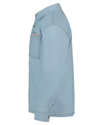 Boys' 8-16 Chambray Long-Sleeve Woven Shirt