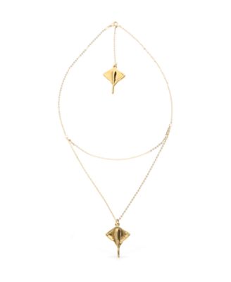 Double Short Chain Pendant Necklace