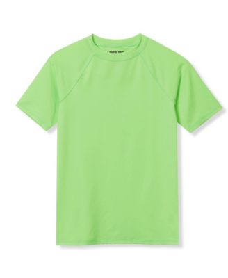 Big Boys Husky Sunshade UPF 50 Chlorine Resistant Short Sleeve Crew Neck Rash Guard