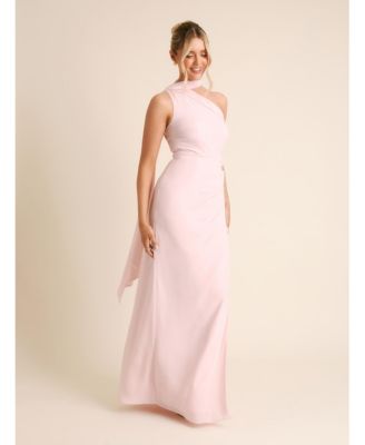 Women's One Shoulder Chiffon Bridesmaid Dress