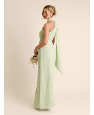 Women's One Shoulder Chiffon Bridesmaid Dress