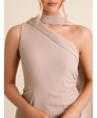 Women's One Shoulder Chiffon Bridesmaid Dress
