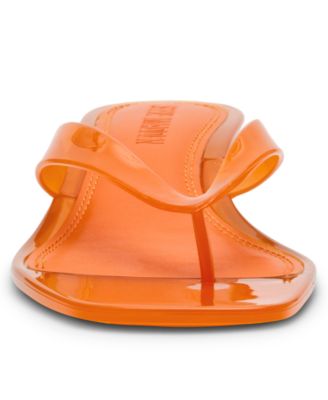 Women's Tracie-J Kitten-Heel Jelly Thong Sandals