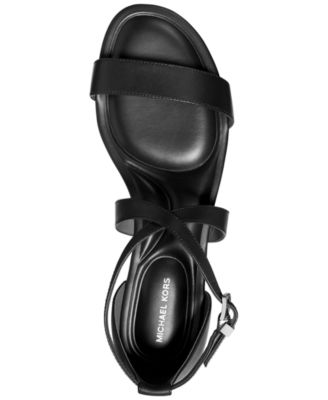 MICHAEL Women's Alexa Flex Buckle Flat Sandals