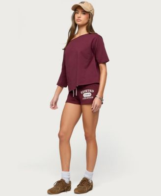 Women's Athlete Contrast Micro Shorts