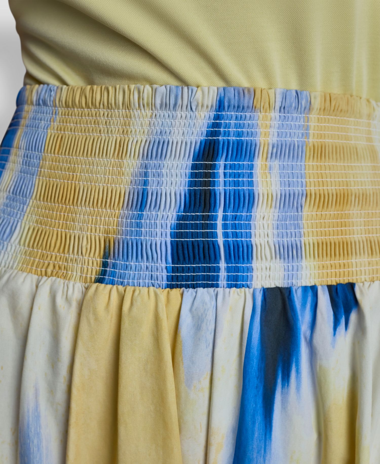Women's Abstract Geometric Print Midi Skirt