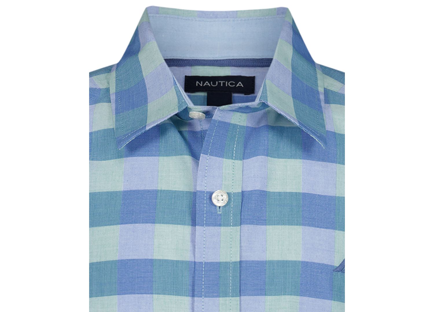 Boys' 8-20 Spring Check Short-Sleeve Woven Shirt