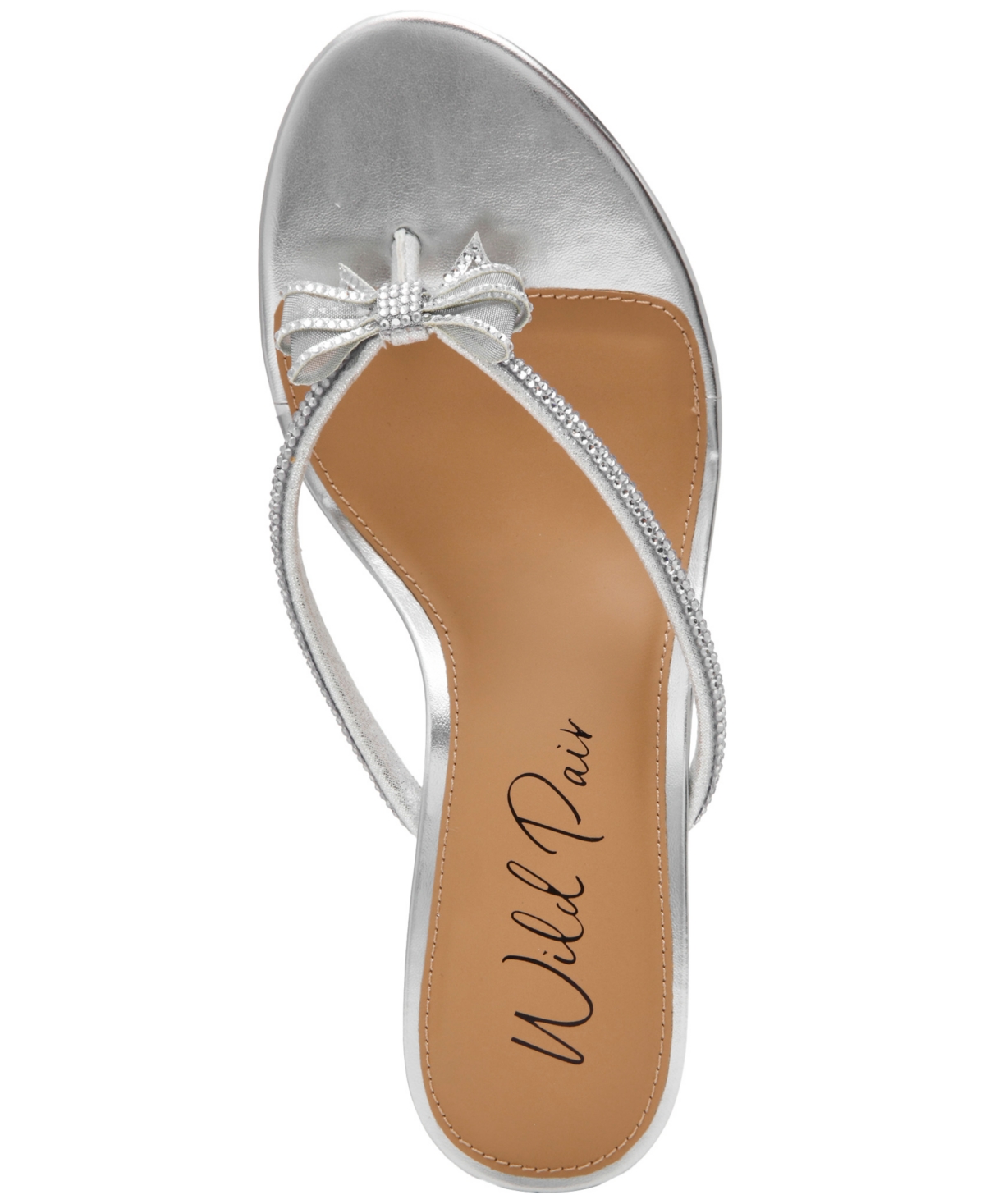 Wild Pair Women's Silree Slip-On Bow Sandals, Macy's Exclusive