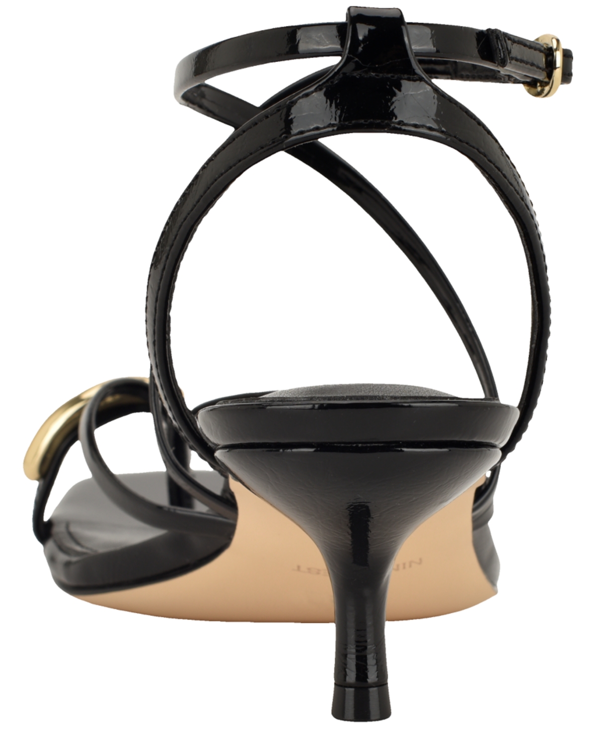 Nine West Women's Mays Kitten Heel Dress Sandals