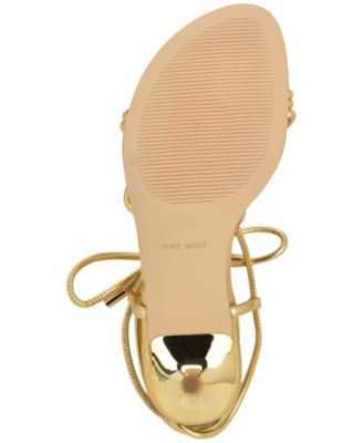 Women's Greska Strappy Ornamented Tie-Up Dress Sandals