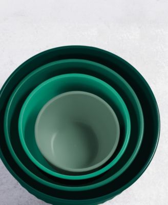 8 Piece Round Nesting Bowl Set with Lids