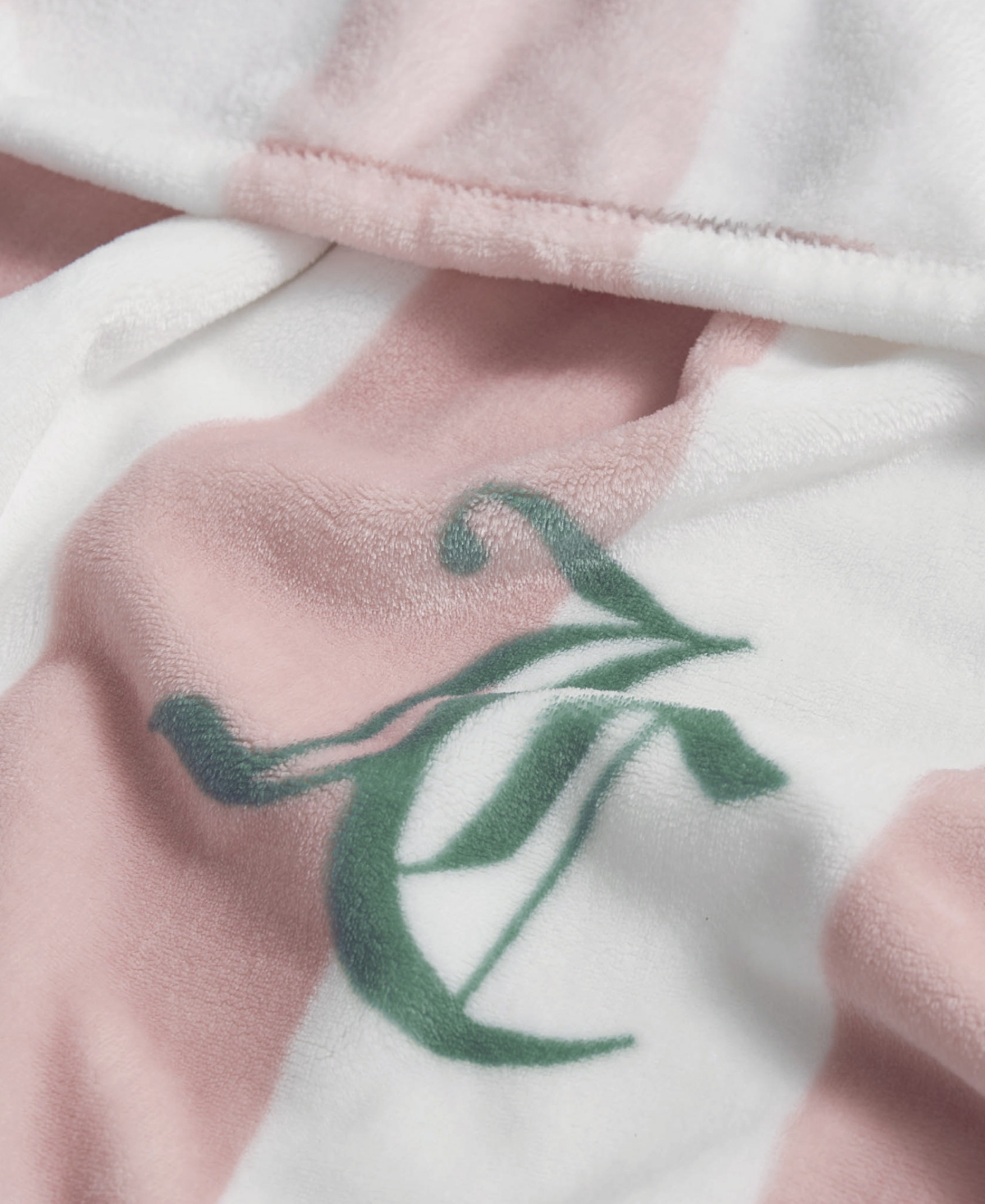 Juicy Couture Cabana Plush Striped Throw, Full/Queen