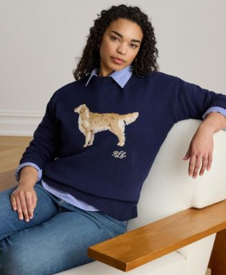 Petite Crewneck Long-Sleeve Sweater