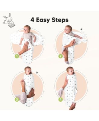 3pk Soothe Baby Swaddle, Organic Baby Swaddle Sleep Sacks, Newborn, Infant Swaddle Sack