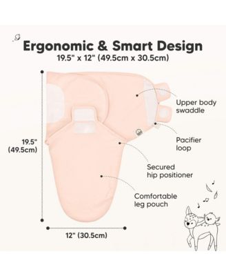 3pk Soothe Baby Swaddle, Organic Baby Swaddle Sleep Sacks, Newborn, Infant Swaddle Sack