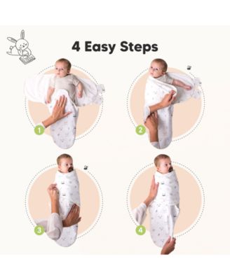 3pk Soothe Baby Swaddle, Organic Baby Swaddle Sleep Sacks, Newborn, Infant Swaddle Sack