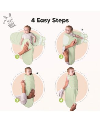 3pk Soothe Baby Swaddle, Organic Baby Swaddle Sleep Sacks, Newborn, Infant Swaddle Sack