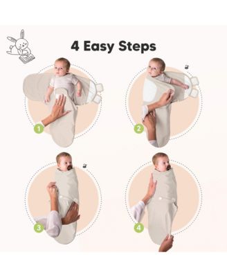 3pk Soothe Baby Swaddle, Organic Baby Swaddle Sleep Sacks, Newborn, Infant Swaddle Sack