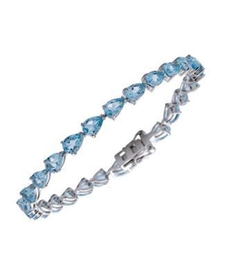 Sky Blue Topaz (13.50 ct. t.w.) Bracelet in Sterling Silver (Also Available in Multi-Stones)