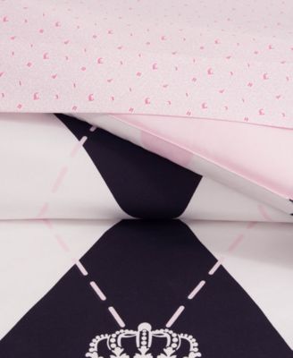 Royal Argyle Reversible 8-Pc. Comforter Set, Queen