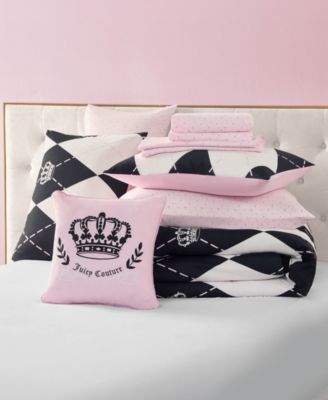 Royal Argyle Reversible 8-Pc. Comforter Set, King
