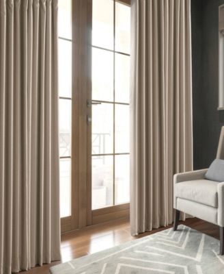 Faux Linen Hotel Blackout Curtain