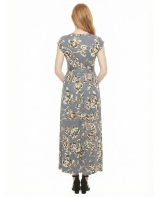 Women's and Plus Size Maternity V-Neck Maxi Dress