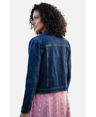 Women's Stretch Denim Pocket Detail Jacket