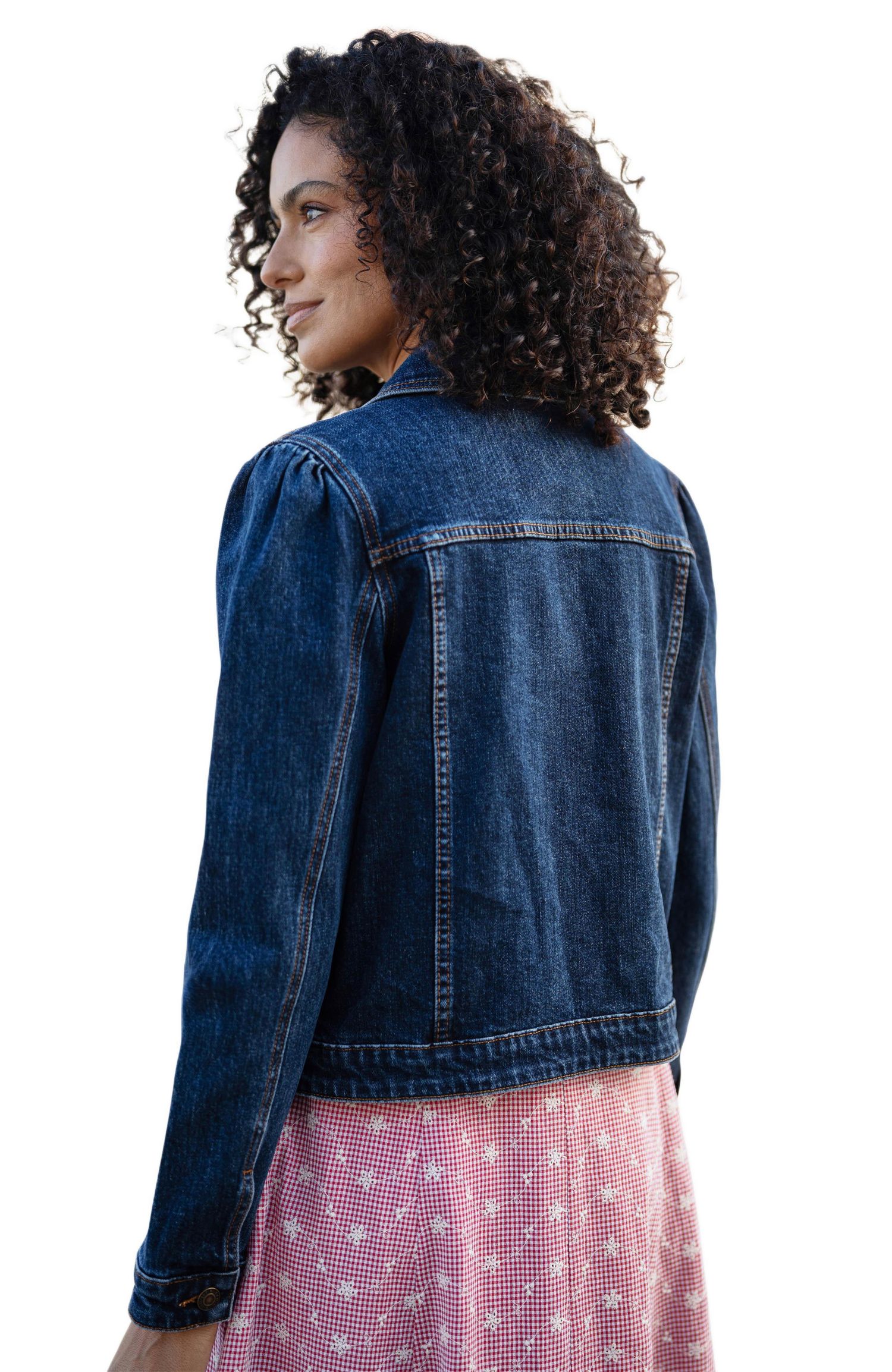 Women's Stretch Denim Pocket Detail Jacket