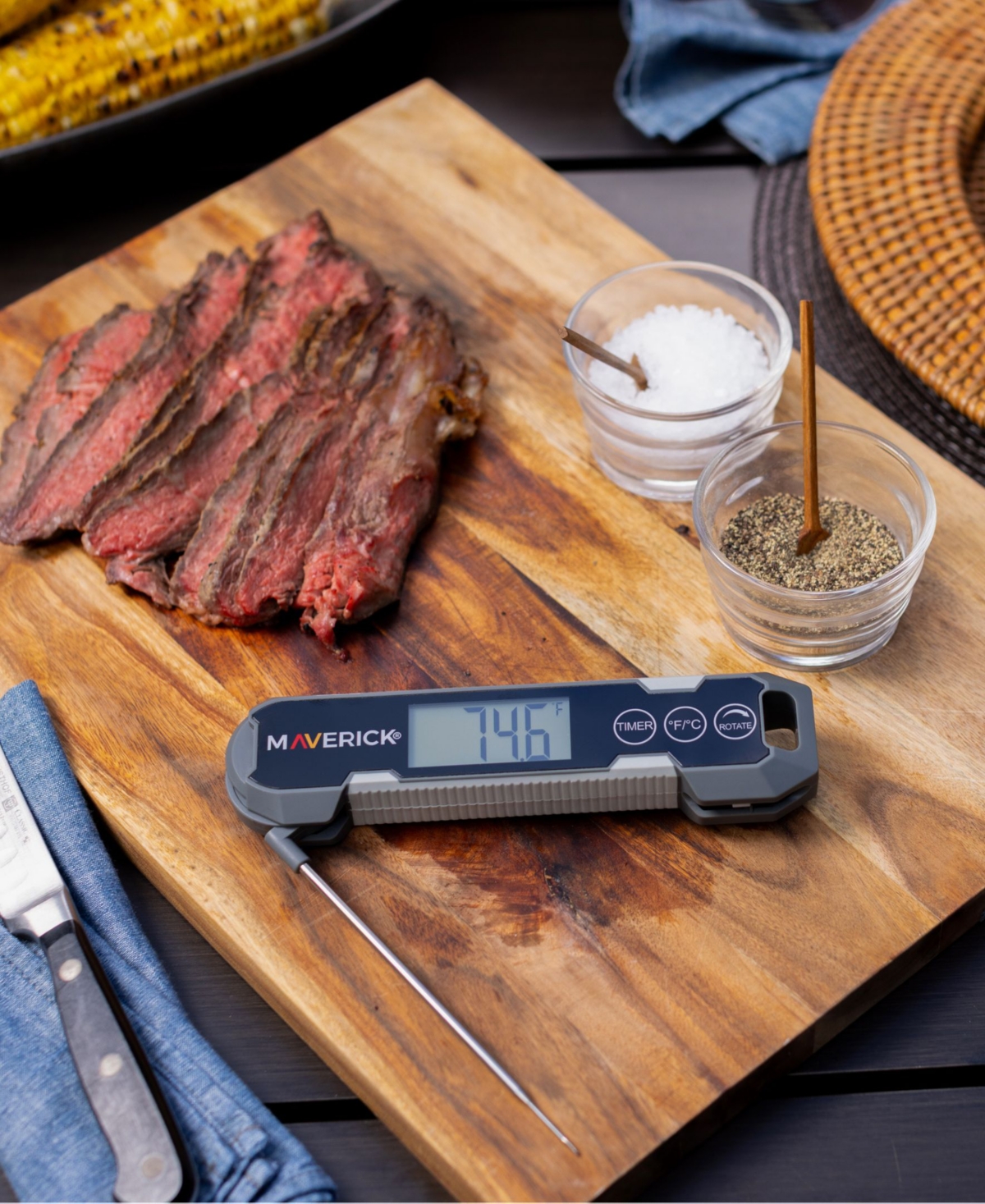 Maverick Temp Time Thermocouple Instant Read Thermometer