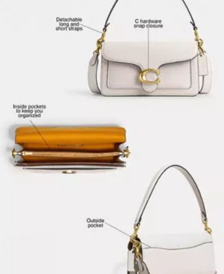 Tabby Medium Polished Pebble Leather Shoulder Bag 26