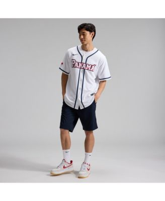 Men's White Panama Baseball 2026 World Baseball Classic Stadium Jersey