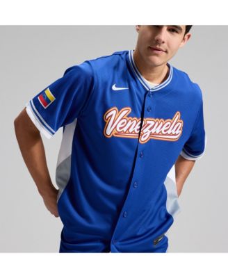 Men's Royal Venezuela Baseball 2026 World Baseball Classic Stadium Jersey