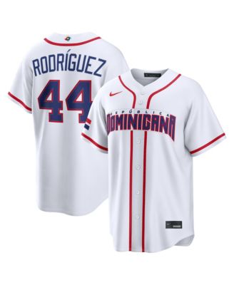 Men's Julio Rodriguez White Dominican Republic Baseball 2026 World Baseball Classic Stadium Jersey