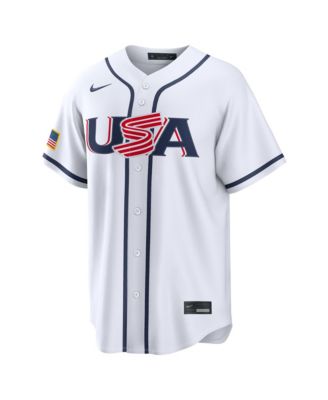 Men's Bryce Harper White USA Baseball 2026 World Baseball Classic Stadium Jersey