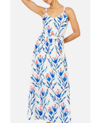 Women's Floral Print Maxi Sun Dress
