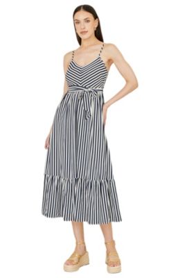 Women's Stripe Midi Sun Dress