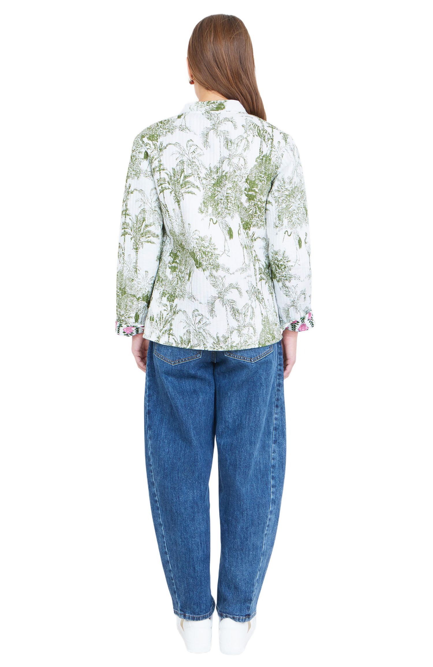 Women's Reversible Cotton Quilted Jacket