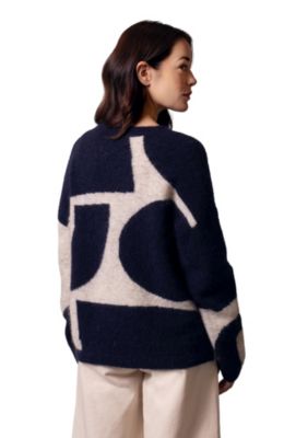 Women's Abstract Geo Sweater
