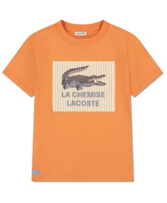 Boys' 10-16 Applique Detail Crewneck T-Shirt